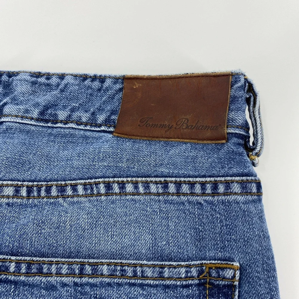 Tommy Bahama Jeans Mens Tag 36x30 Actual 35x28‎ Blue Classic Straight Coastal
